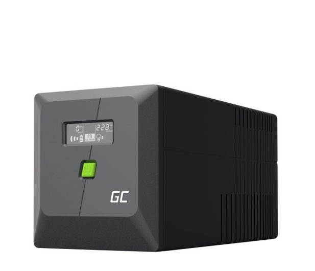 Green Cell UPS PowerProof (1000VA/600W, LCD) UPSLM600 / 5904326375604 - 1364727 - zdjęcie 3